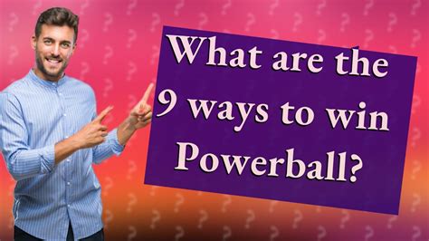 powerball ways to win
